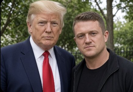 Neccccy's tweet photo. Do you hope that Donald Trump can save Tommy Robinson ? https://t.co/Ip6QRCIhki