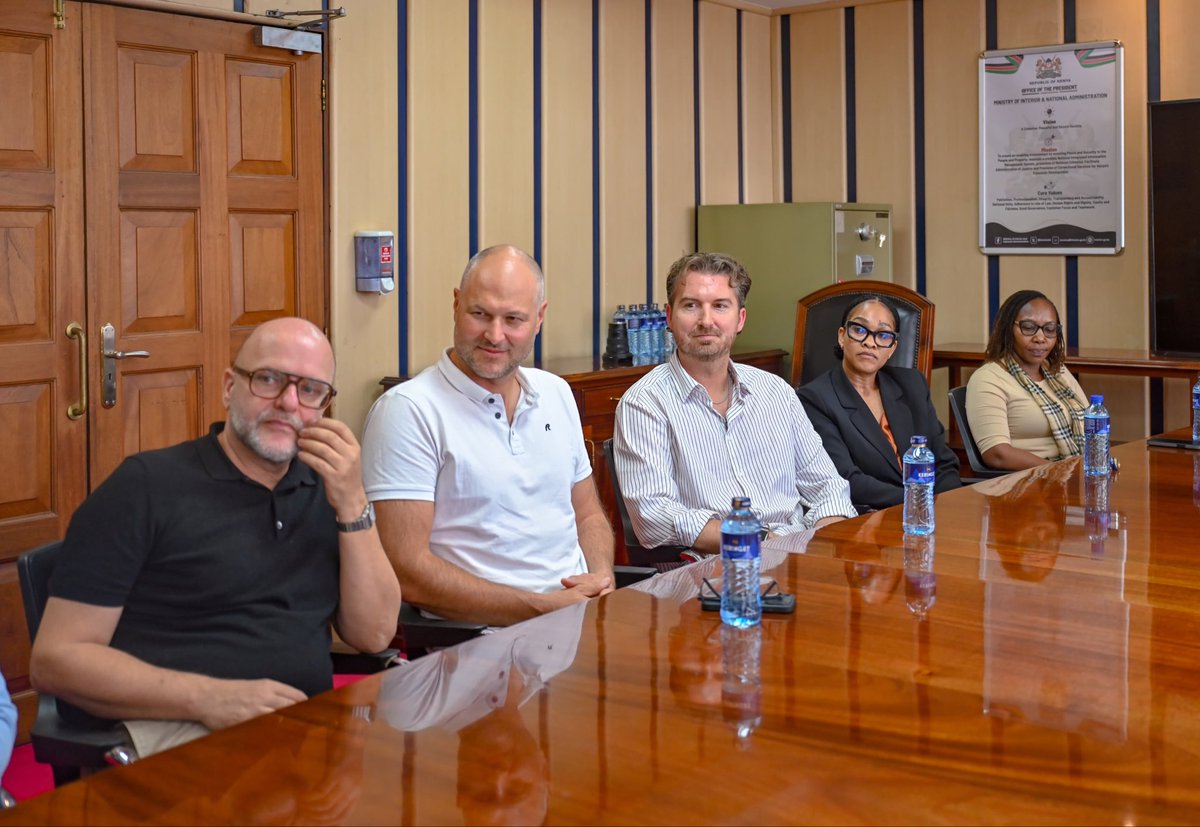 kipmurkomen's tweet photo. I met the @FCBayernEN team led by Mr. Andreas Kufner, the Head of International Activations and Tours, and the @AFCAjax team led by Sascha Smulders, the Head of Global Travel.

I thanked them for choosing to stage this historic match on African soil and assured them of our Government's full support in providing adequate security, immigration and travel facilitation, for their fans from all over the world who will attend the historic Talanta opening match.

This will indeed be one of our proudest moments for our nation and the region.

Congratulations to our President for his visionary and transformative leadership that has made this historic encounter possible in our motherland.