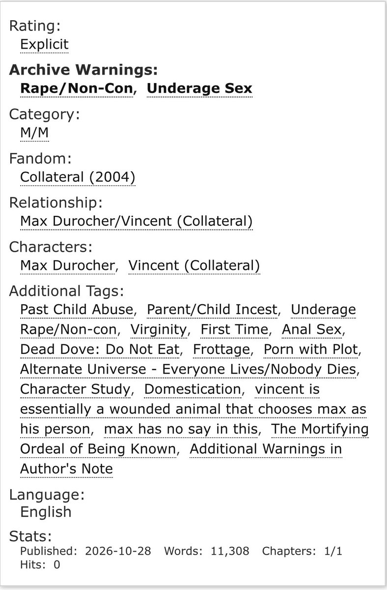 shattered_topaz's tweet photo. 🚨new fic alert!!🚨  

https://t.co/ilHNNZc6NZ

🐺 the bone/the skin/the eyes/the lips
🐺 collateral 
🐺 vincent/max
🐺 11k
🐺 virginity (of sorts)
🐺 dead dove (HEED THE WARNINGS)
🐺 vincent getting domesticated https://t.co/Sg9t9RVgK6
