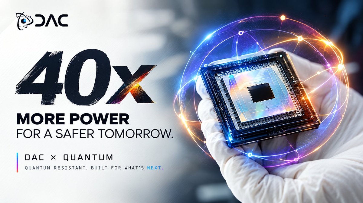 deb25809's tweet photo. π¨ QUANTUM JUST LEVELLED UP! βοΈπ₯
Googleβs Willow chip is pushing quantum error correction forward. π
As quantum power grows, security must evolve. π‘οΈ
DAC is building for a quantum-resistant future. π
Check Out: https://t.co/ym8p0q5wQu
#DAC #QuantumComputing #Web3 https://t.co/KaXbpZU9gB