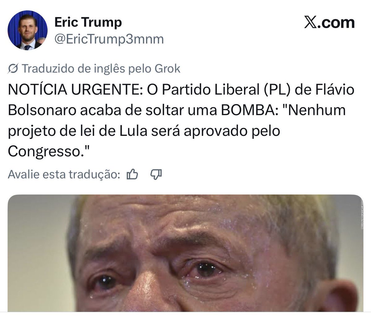 mcbohm's tweet photo. Não sei se falaram mesmo, mas é para isso que foram eleitos. Os projetos de Lula não são bons para os brasileiros. https://t.co/DZlY6FG06H