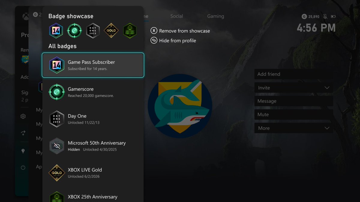 InfoXbox_'s tweet photo. Nueva actualización para consolas Xbox | 28 de Octubre de 2026.

▫️Los logros Míticos están oficialmente disponibles para todos los usuarios.
▫️Ya puedes elegir diferentes secuencias de inicio de Xbox (One/Scorpio/Series).
▫️Ahora tienes la posibilidad de ocultar la interfaz de Inicio pulsando el stick derecho.
▫️Mejoras en la calidad de Remote Play, ahora con resolución de hasta 1440p.
▫️Ahora puedes destacar hasta cinco insignias y ocultar otras en tu perfil.
▫️Tenemos una nueva opción de búsqueda en Logros por clasificación de porcentaje, Gamerscore y otros criterios.
▫️Ahora puedes continuar las descargas mientras juegas en la Cloud Gaming y añadir automáticamente los juegos transmitidos a la biblioteca.