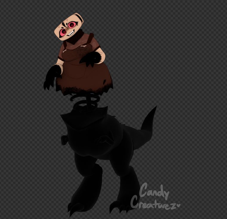 CandyCreaturez's tweet photo. Twisted Shelly!! She’s done and public on VRChat

This is a bit broken with fbt, but this is the best I could get her rig to work <//3

I hope you guys enjoy this small edit, nonetheless!!

#DandysWorld #VRChat 

https://t.co/kmjpbvOVCh https://t.co/XrLrfmwyZI
