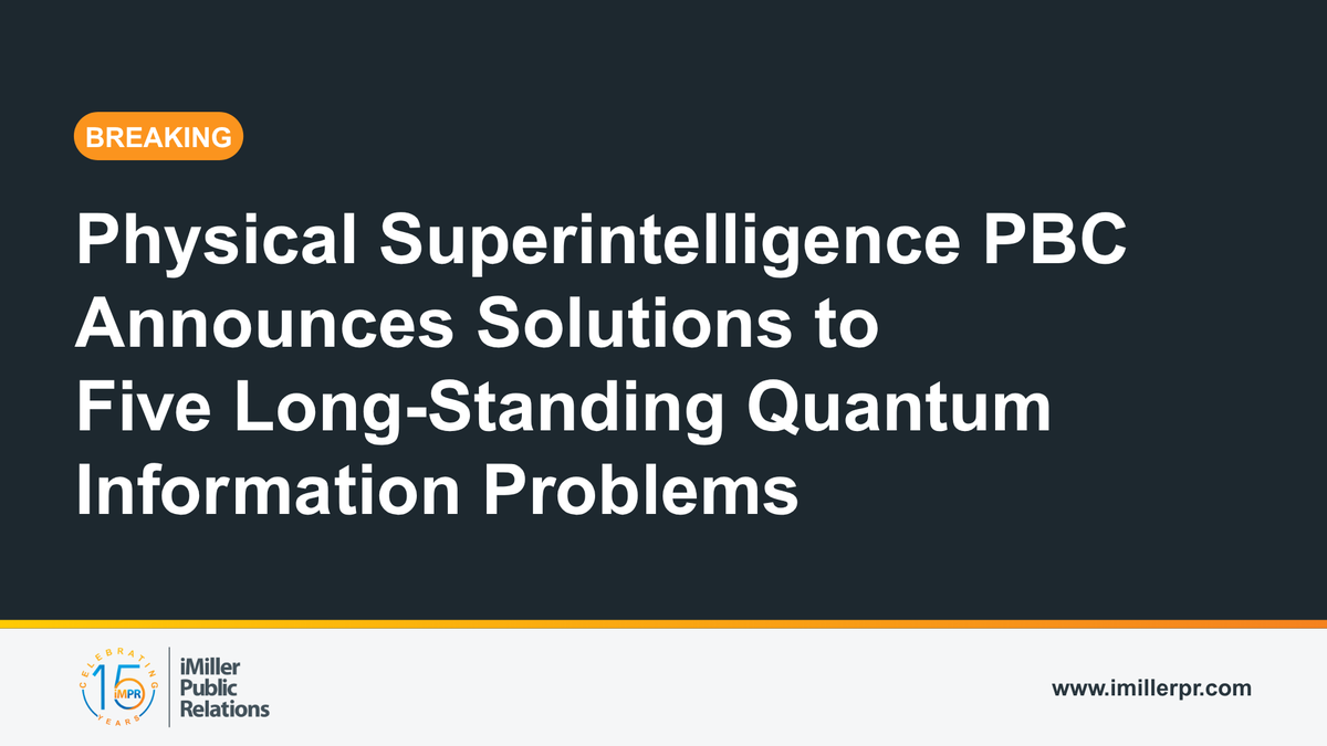 iMillerPR's tweet photo. π @psipbc (PSI) is advancing quantum information theory with solutions to five long-standing problems. Explore the research showing how AI can help drive new discoveries in physics and computing: https://t.co/4bIXLVw8KQ #QuantumComputing #iMPR #AI https://t.co/3uqUZpkpQv