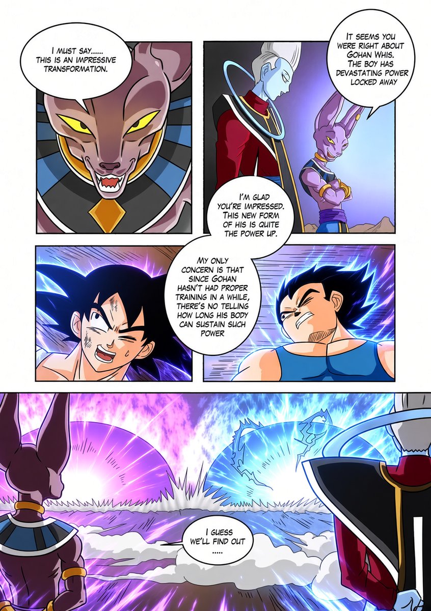 DragonBall_Rage's tweet photo. Beerus and Whis arrive in time to witness Gohan's new Form as he prepares to engage in Battle with Cell who has waited far too long for this very moment #DragonBallRage https://t.co/epj0V2NK7F