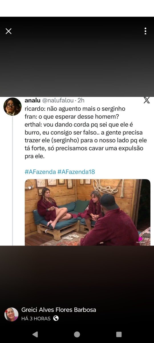 Rafasp26's tweet photo. @ShaLombardly Vocês estão agindo com coração e não coma razão ... 
Alcatéia tá usando o Serginho e jaja eles cavam uma pra ele ... Eu n quero deixar isso acontecer ... Pq do jeito q tá indo ele vai uivar e o povo vai pegar ranço dele ... 

Fora alcatéia primeiro.. https://t.co/eUkNLH7gIc