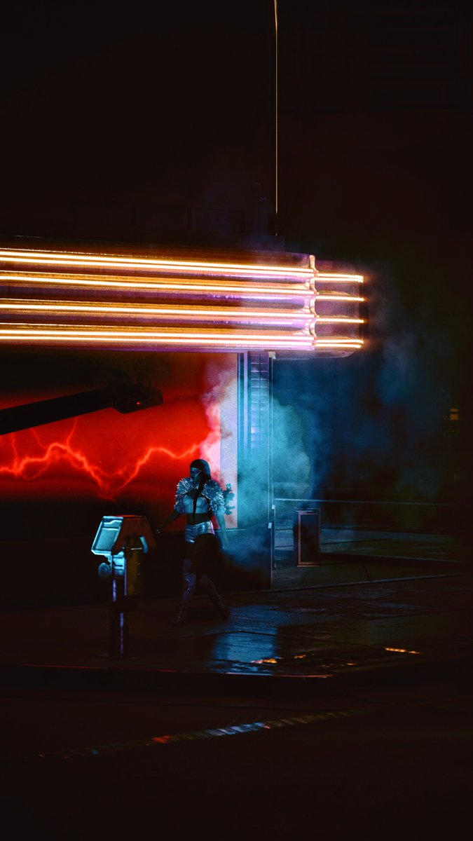 IsaNat_99's tweet photo. After Hours. 

#Cyberpunk2077 
#VirtualPhotography 
@CDPROJEKTRED 
@CyberpunkGame https://t.co/C5zFAcWxBa