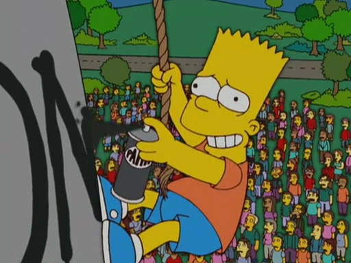 OzPardo6's tweet photo. the guy's simpsons journey is quite the rollercoaster.
there has never been a better fit for the phrase "started at rock bottom and working the way up" than this guy https://t.co/3lBwAxfdMi