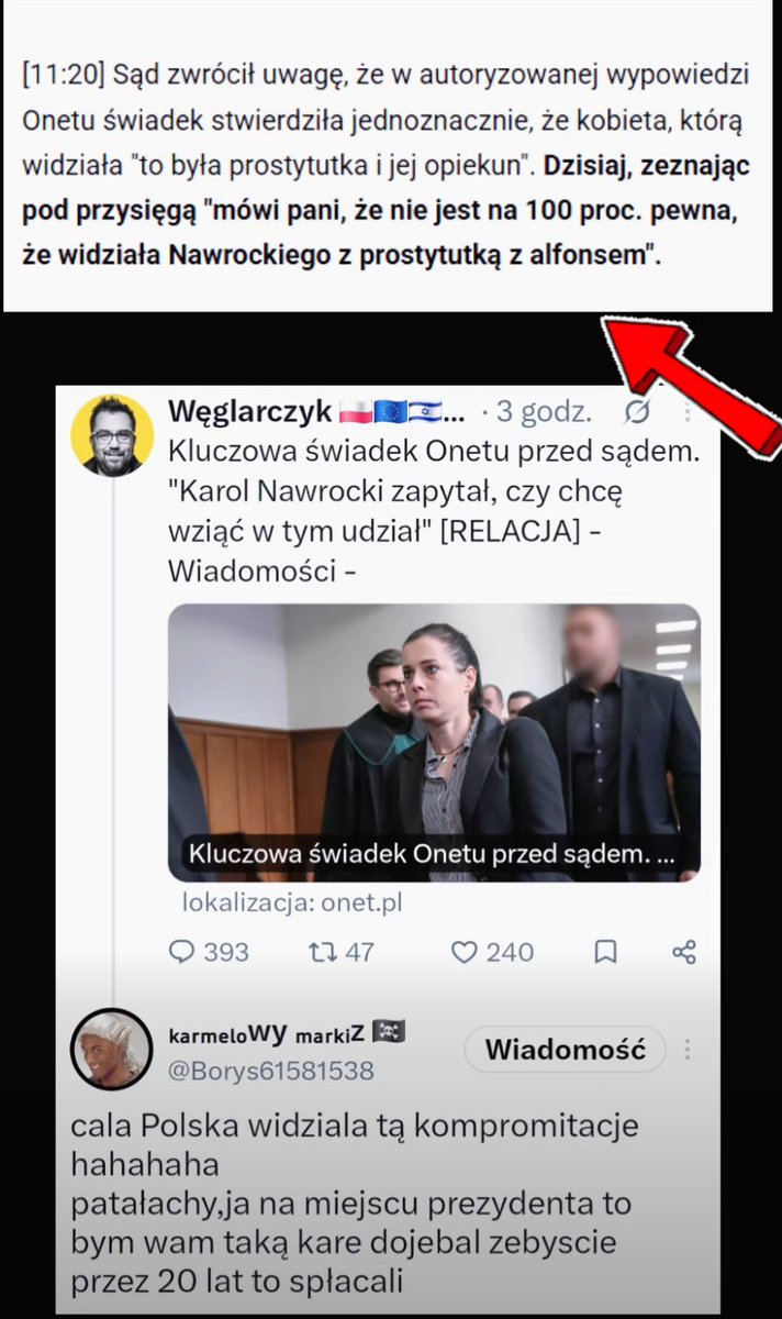 Tamasz14's tweet photo. @MulikWojciech Ta baba łże i to właśnie wyszło. https://t.co/mAHhp76pUB