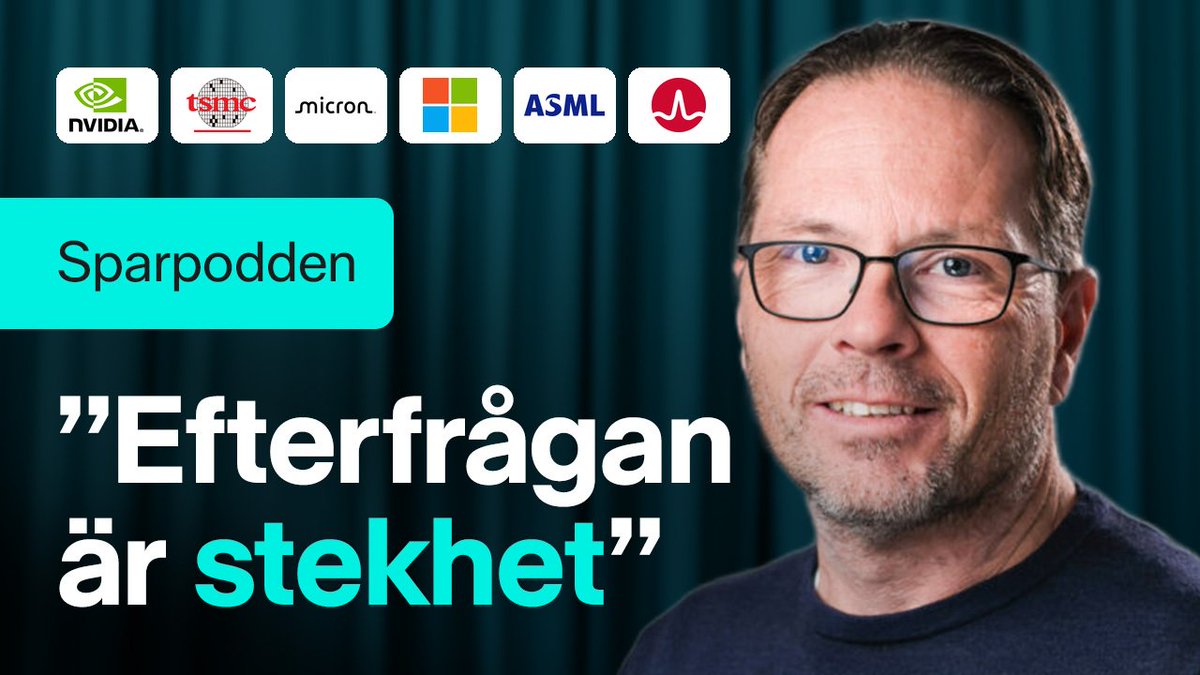 NordnetAra's tweet photo. Mina damer och herrar,

Sparpodden med Inge Heydorn är ute nu. Hela +2h djupdykning inom AI med kanske Sveriges vassaste expert på området.

Glöm inte ge en like om ni gillade avsnittet! Länk 👇 
https://t.co/yTWFaKNxfJ https://t.co/j5ZAvXQB3j