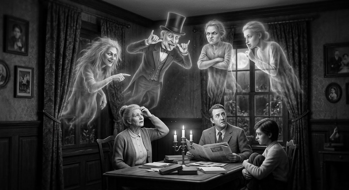 ArielliCady's tweet photo. #FromOneLine #vss365

The streets are full of ghosts. They're in our dimension.

The Parallel couldn't hold them. They're  silently #cheering on our demise.

In order to replace us.

This unauthorized wager is what's called The Range Game.

It's considered spiritually illegal. https://t.co/Gj81x6mLbH