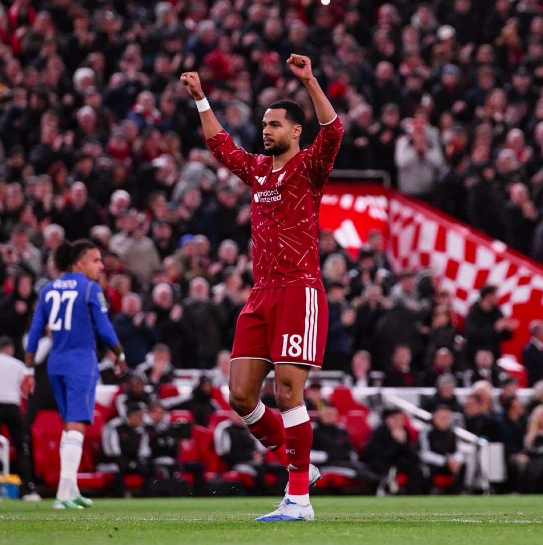 PurelyFootball's tweet photo. 🇳🇱 ANFIELD IN THE CARABAO CUP = GAKPO GOALS!

7 appearances. 8 goals. He’s found the net in EVERY home game! 🤯 https://t.co/V3jiZZDWnz