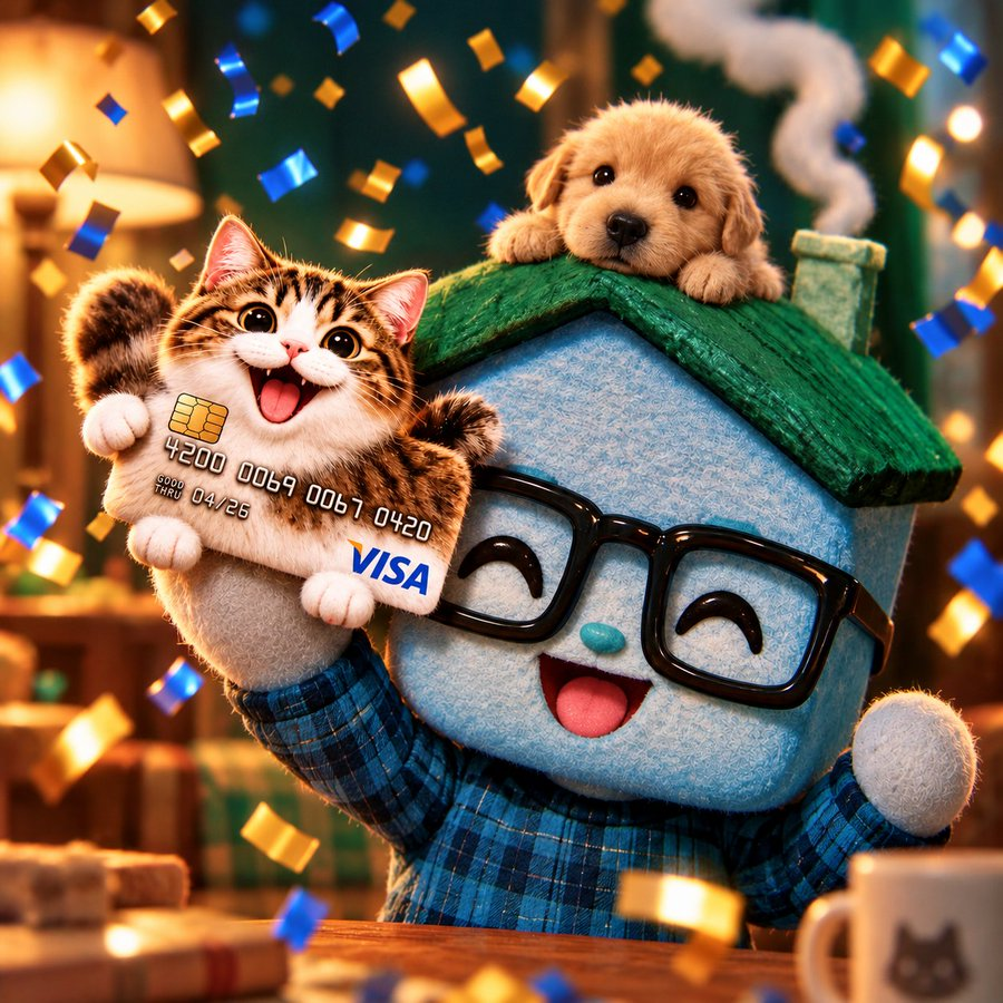 CreditCatOnRH's tweet photo. @MEADGod So great to see.  Be sure to mention Visa went live as well.  That's how you get your very own Credit Cat. https://t.co/0v1baPhcqQ