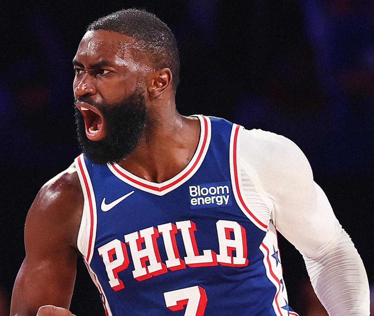 BronMuse's tweet photo. JAYLEN BROWN THIS SEASON:

20.6 PPG
6.6 RPG
4.2 APG
1.2 SPG
44/41/78%

SIXERS EASILY WON THE TRADE 🔥 https://t.co/MsZZUbg1pr