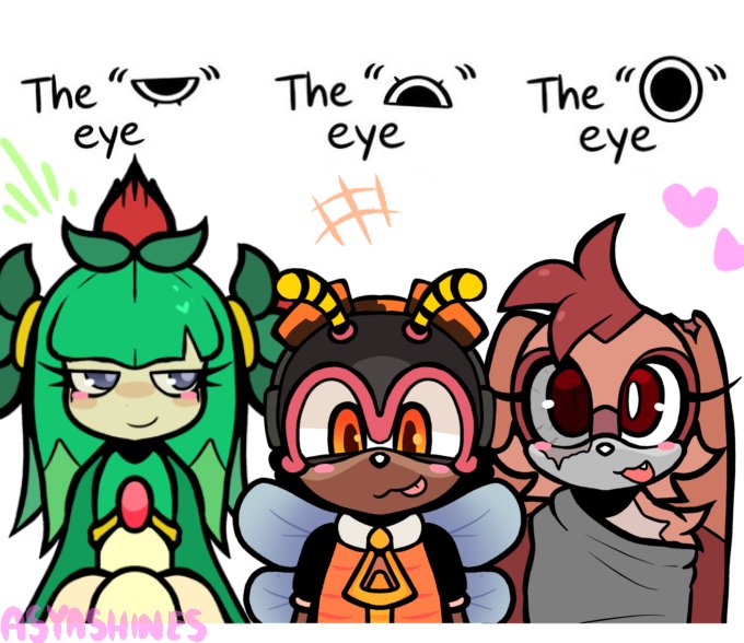 AsyaShines's tweet photo. Cosmo, Charmy and Cream's eyes differences 👀 https://t.co/qYtciwvd23