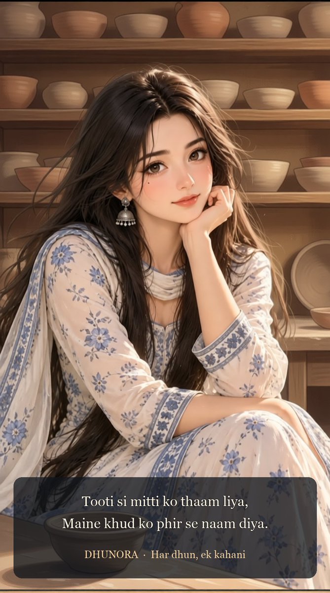 bc090201498's tweet photo. Dhunora — Har dhun, ek kahani. ✨
Umeed aur nayi shuruat: do original AI-created character portraits with Roman Urdu poetry.
#Dhunora #Shayari #AIStories https://t.co/nGTYS2BIWC