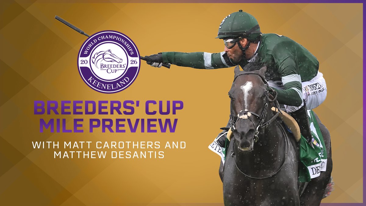NYRABets's tweet photo. 🏆Breeders' Cup Mile Preview

Always one of the best betting races of the year, hear who @MattCTVG and @failedtomenace are picking in this year's race.  Their picks might surprise you!

⏯️ https://t.co/L4DQ2NRfbj https://t.co/KHuhNtQGUv