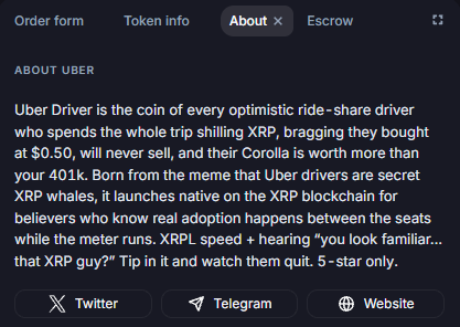 XrpUber's tweet photo. Good news, dear drivers! 🚘

$UBER now has an official Telegram for the community.

Hop in 👇
https://t.co/Ivh4GU0FW8 https://t.co/1wDzMboYvB