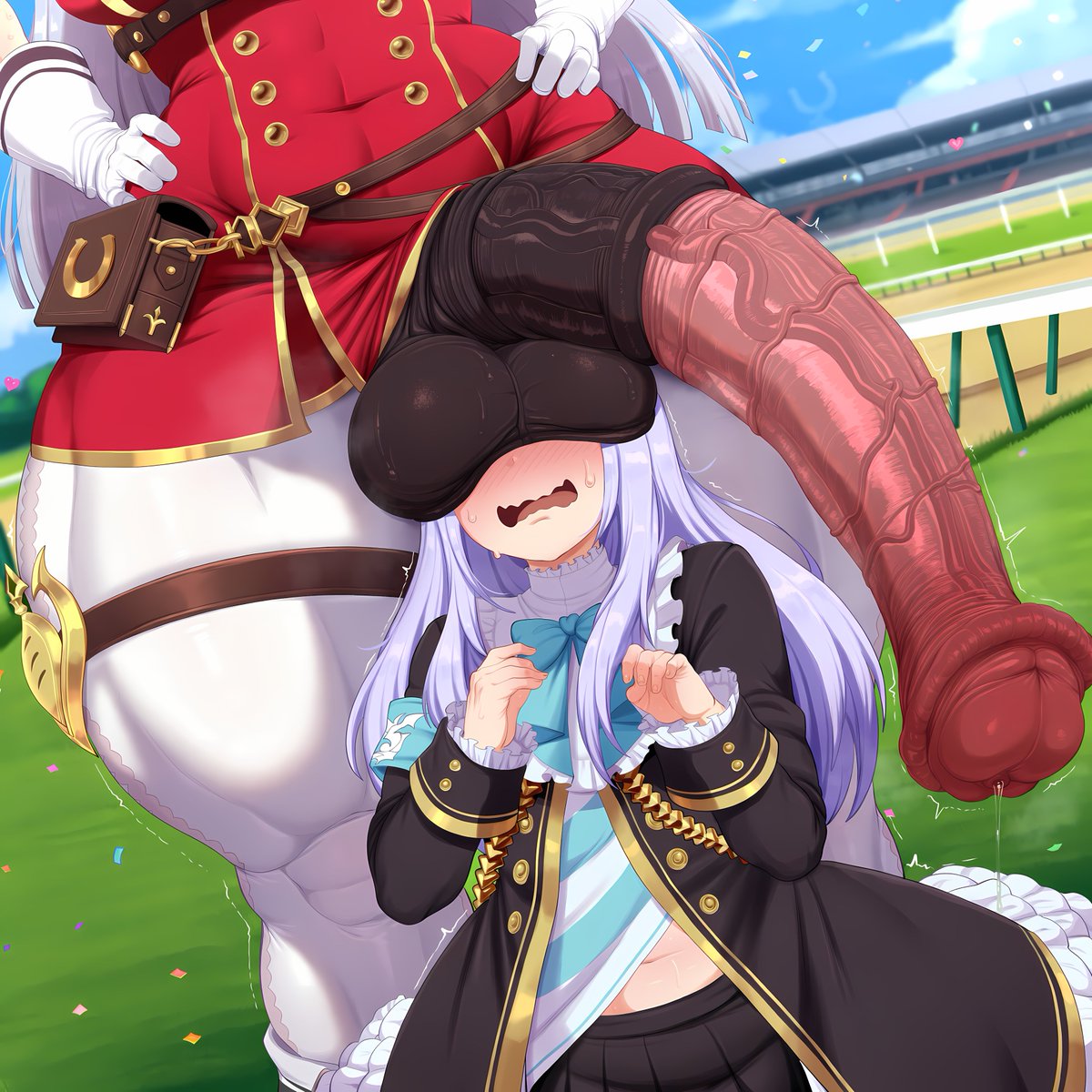 El_Memc's tweet photo. GOLSHI SWEATY BALLS 🥵💦

#GoldShip #MejiroMcQueen #Umamusume https://t.co/v29oS1yBGH
