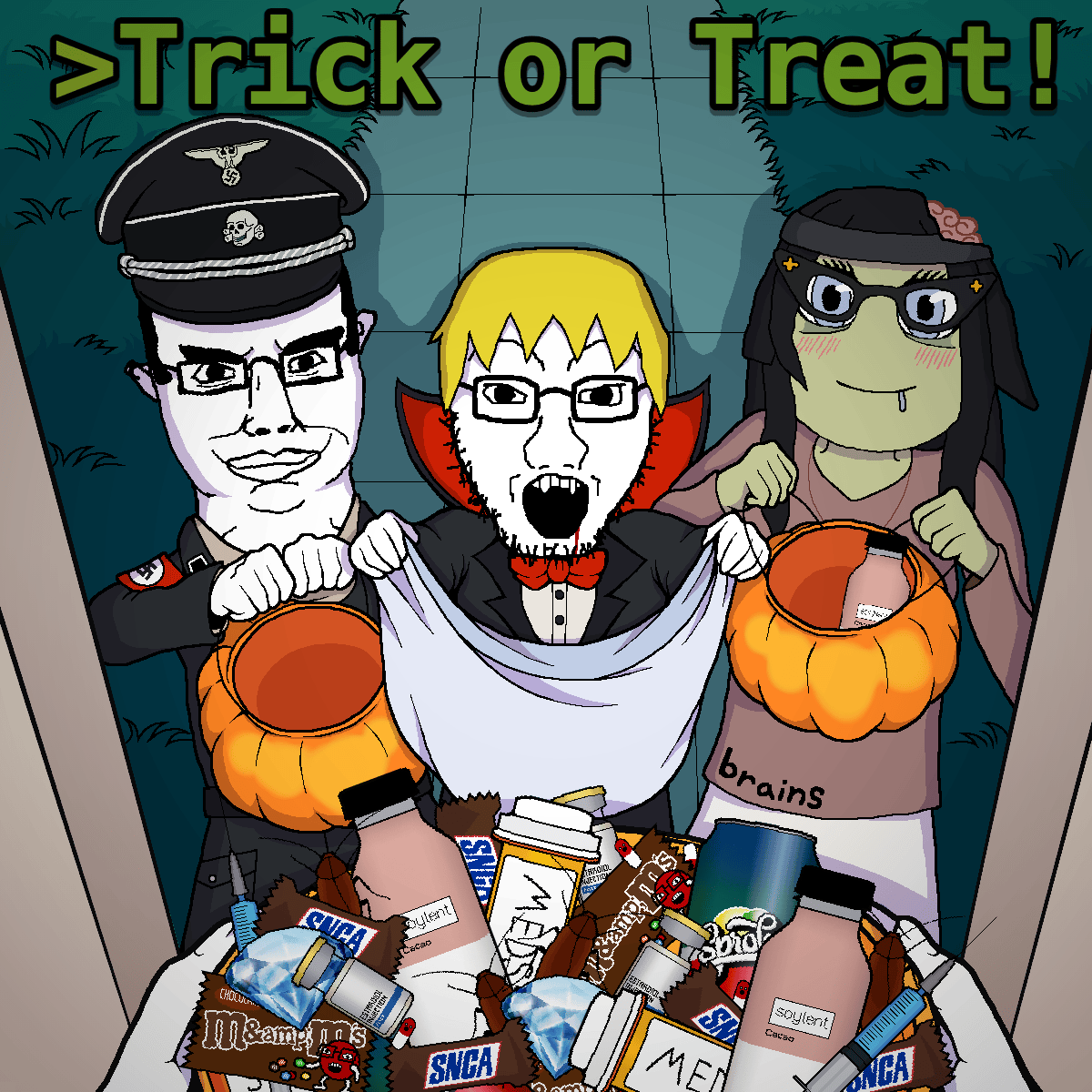 KurisuPoster's tweet photo. Hello, Halloween is 3 days away https://t.co/rEalabWzHi