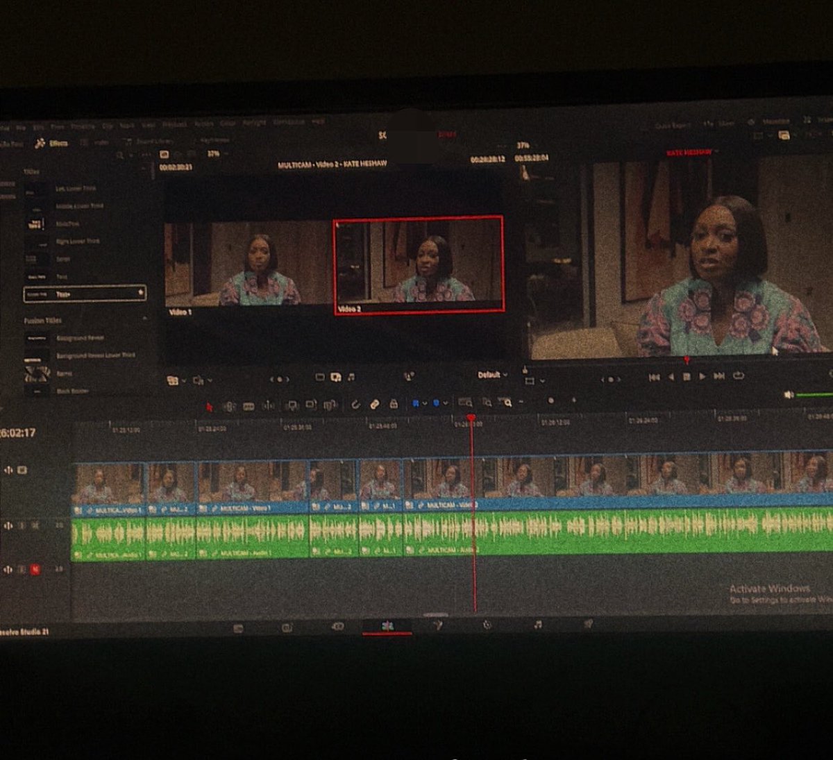 Favygee7's tweet photo. These days, l've been spending more time using DaVinci resolve to edit podcasts intro and also trailer

This particular one is a Film school project which requires a multicam edit
I'm enjoying the process of bringing ideas to life
What are you working on these days?
#VideoEditing https://t.co/r96To7OVBE