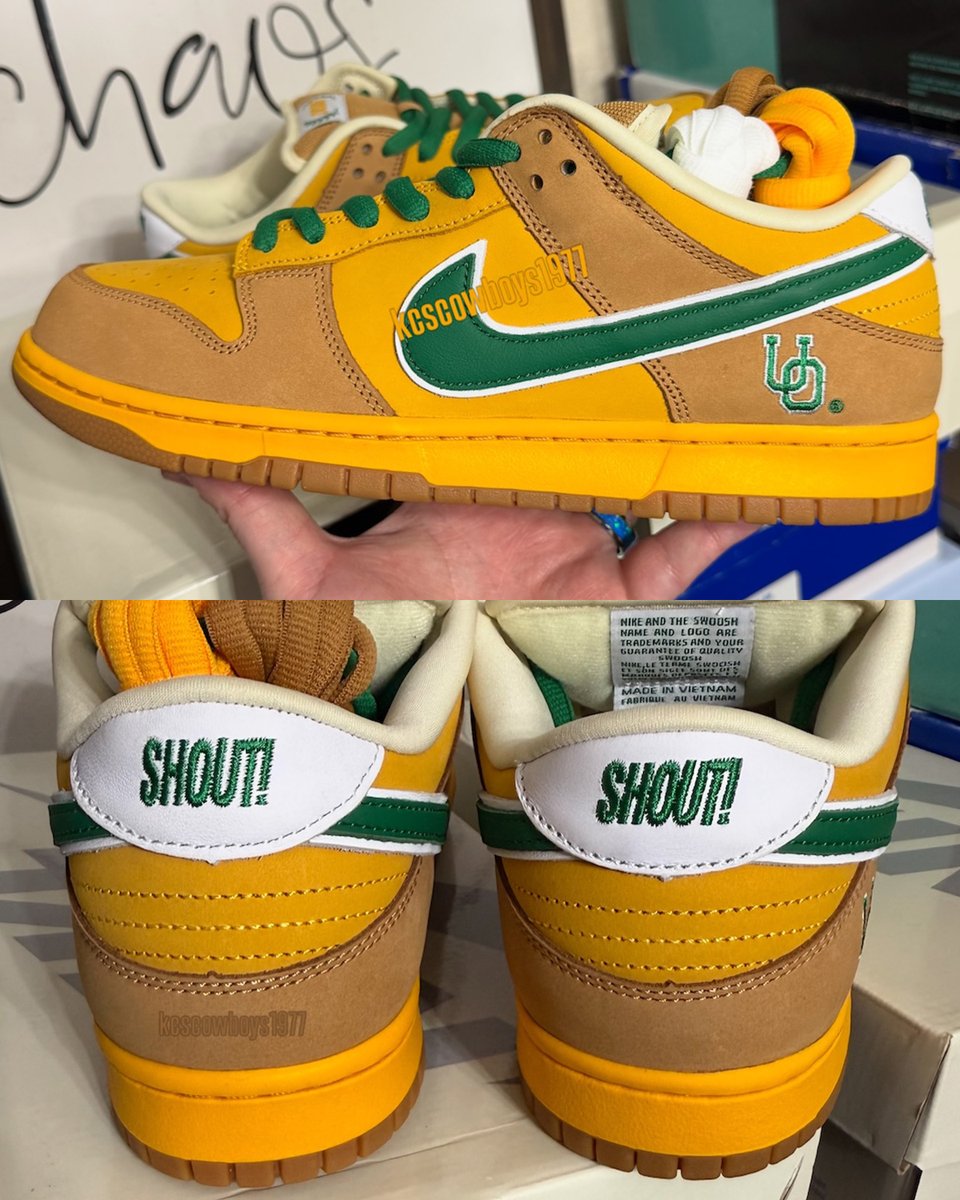 ModernNotoriety's tweet photo. Ducks of a Feather x Nike SB Dunk Low "Animal House" 🦆🍺

🗓️ Holiday 2026
🏷️ $140 https://t.co/dD8pNUrb3k