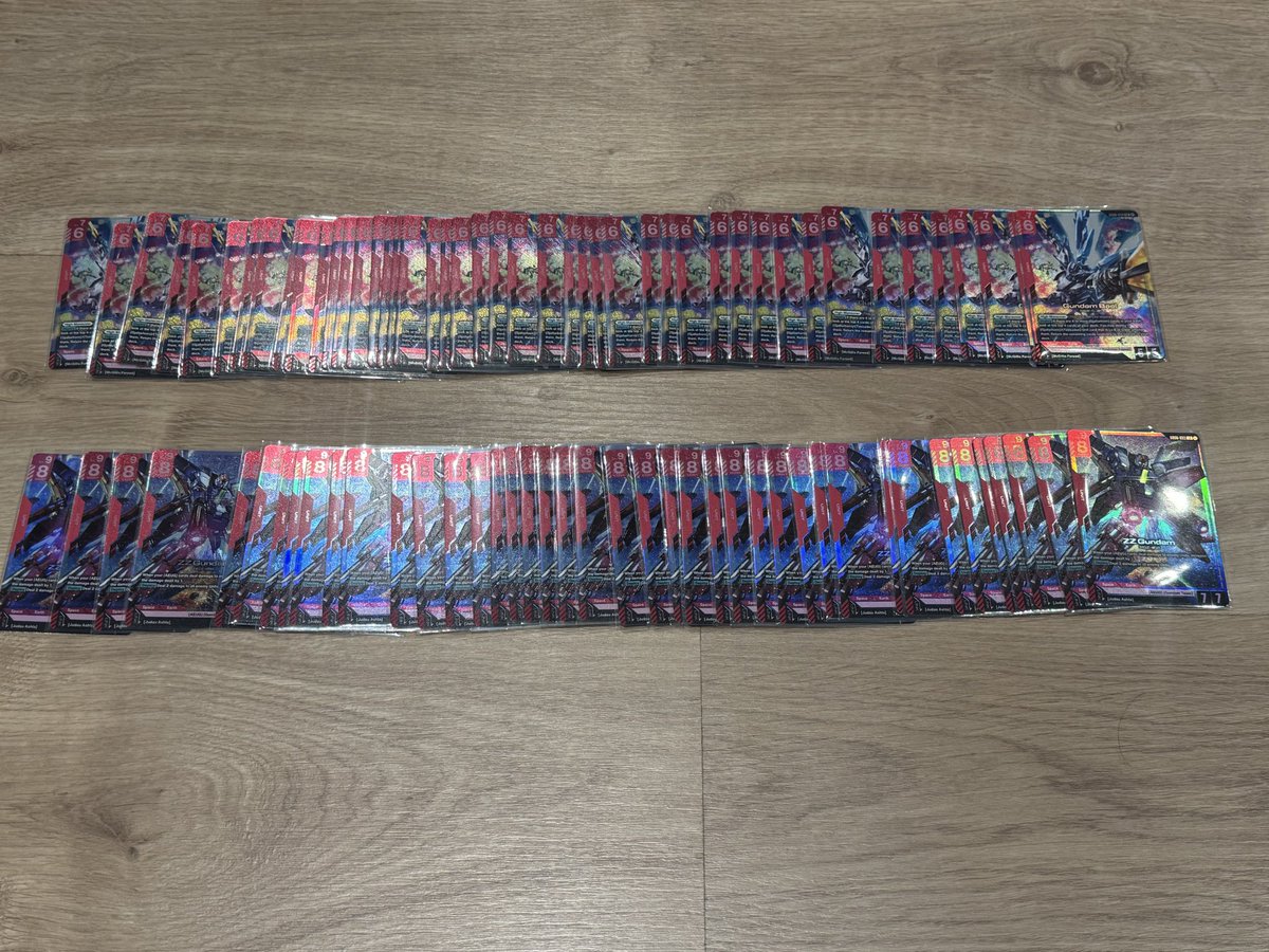 ChampagneVII's tweet photo. Grand Pilot TCG store opening over 50 cases of GD06. Just went through first 7 cases of material and preparing orders worldwide.

Master Set Collection - 300$ USD
4 of every LR, R, U, C

Pre-order now and everything will be shipped starting on October 30th.

#GD06 #GCG #GundamTCG https://t.co/HA1Ez9Vk4J
