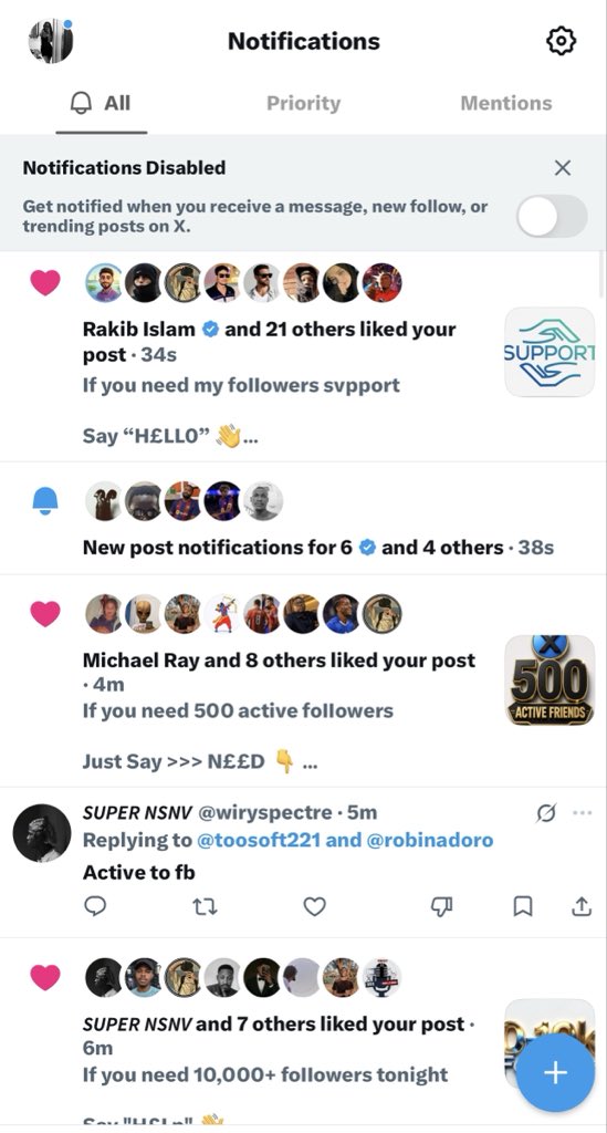 toosoft221's tweet photo. Add 500+ verified mutuaIs to your foIIowers tonight .

Comment "NE€D" 

I'm here to boost your p@ge now 💯👍🚀 https://t.co/YDwrWqGv1U
