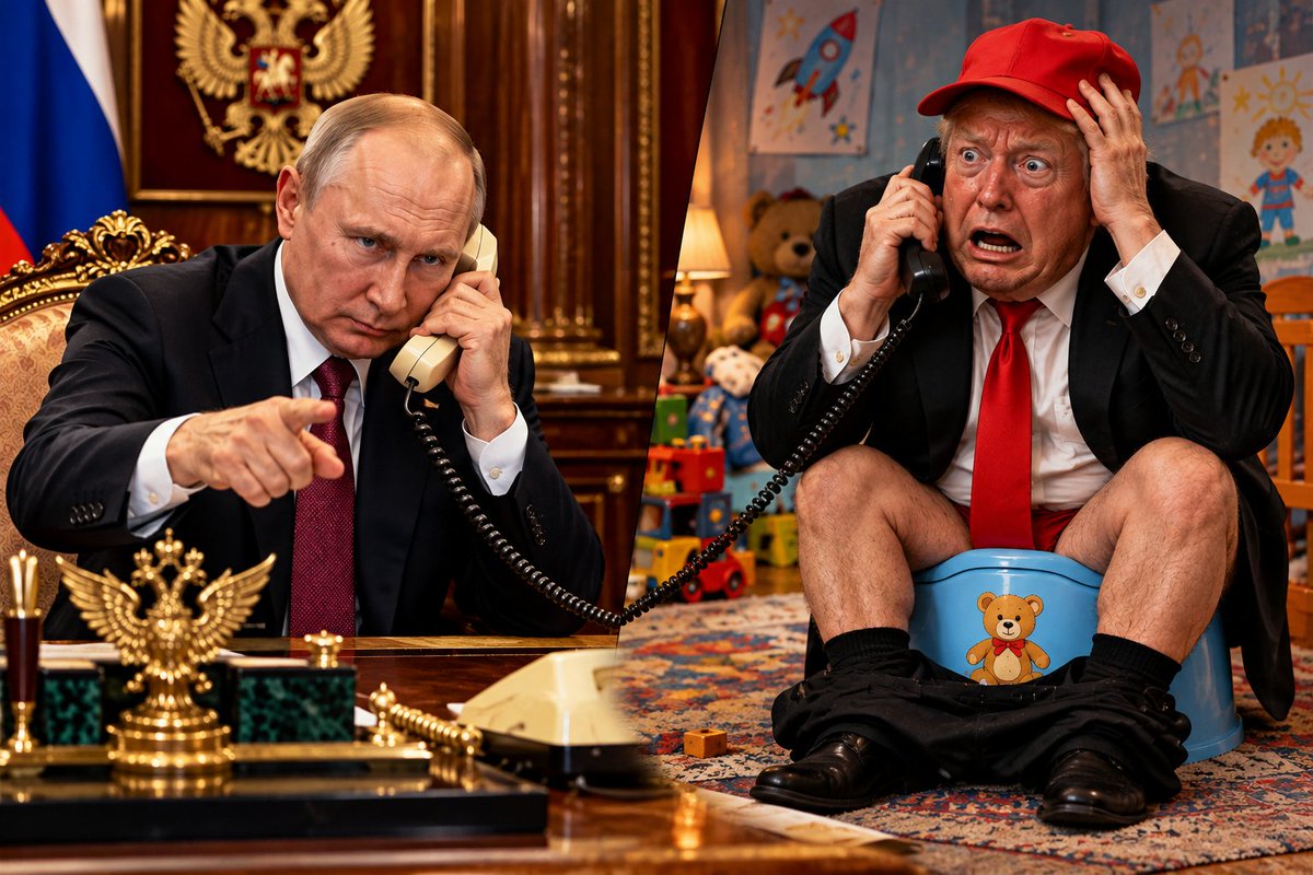 Oct7NeverForget's tweet photo. “Hello, who is this?”

“Krasnov? Is that you? This is the KGB.”

Heavy breathing into the phone.

“Hello. This is the KGB. Why are you silent?”

“I’m not silent.”

“Well, then answer properly when speaking to a superior officer.”

“Yes, sir.”

“That’s more like it. Anyway, Daddy orders you to slow down Starlink in Ukraine.”

“Oh! I can’t do that! I’ve got the Pentagon, Congress!”

“What do you mean, ‘I can’t’? Do you want us to publish that photograph of you sitting on a potty in kindergarten?”

“No! Anything but that! Just don’t publish my photograph of me sitting on a potty in kindergarten! All of MAGA will turn their backs on me!”

“Then slow it down!”

“Okay.”

“Not ‘okay,’ but ‘yes, sir,’ you asshole.”

“Yes, sir, Comrade Major. And what should I tell Elon?”

“Tell Musk it’s ‘technical difficulties.’ Now hang up.”