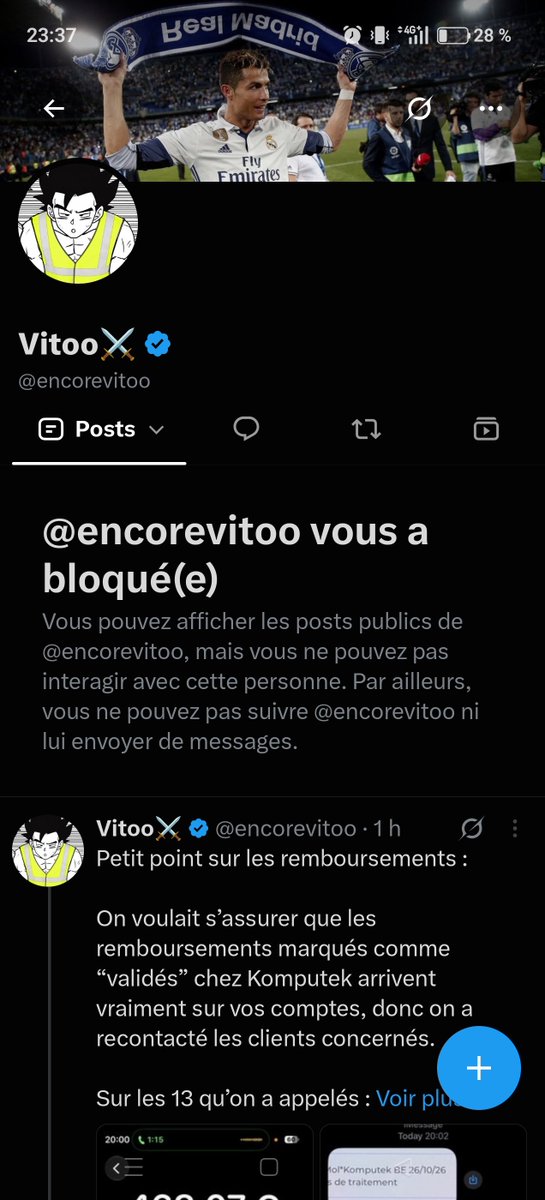 jspaaaaas's tweet photo. @miauleencore @encorevitoo Ce gros fils de pute commence à bloquer les gens ptdr https://t.co/IXcUmTQ6W8
