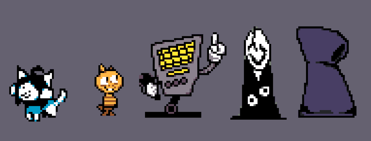 Botgotshot's tweet photo. really enjoy this style so here's my attempt at a few more characters in it https://t.co/BMbPo3NEzZ