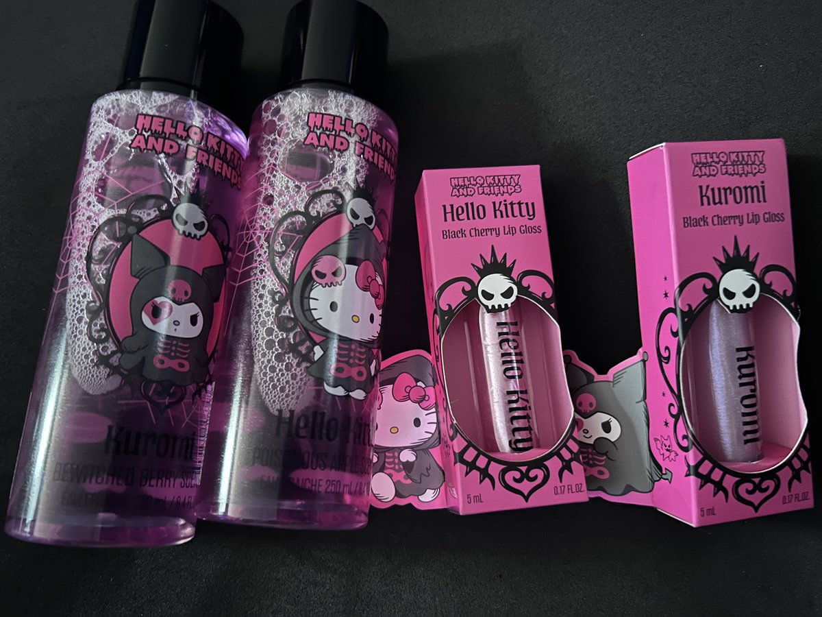 spacestarjuno_'s tweet photo. I’ve single handedly found and bought what’s just made my Halloween Halloween hello kitty perfume and lipgloss https://t.co/9EjWY1g7ZM