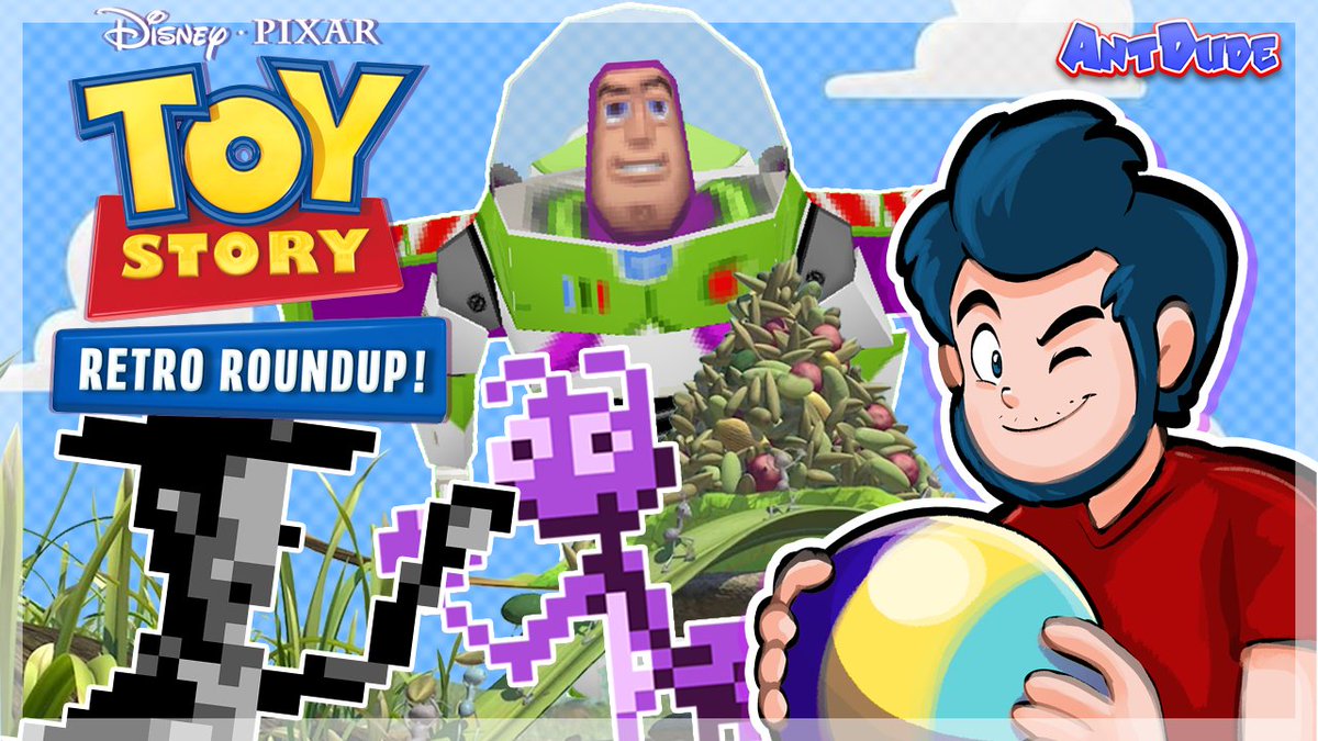 antdude92's tweet photo. In my first of TWO videos this week, we're taking a trip back to the toy box with Toy Story Retro Roundup! I covered Toy Story games a few years back, so this is a perfect time to see if they still hold up on modern consoles!

art by @KevinFagaragan 
edited by @KanesTheName https://t.co/nrzYHAipat