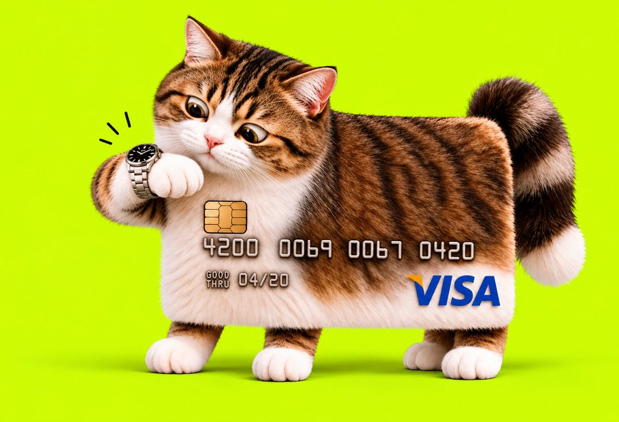 CreditCatOnRH's tweet photo. Visa stock has been added to Robinhood...

Once liquidity gets added, Credit Cat $CC will go live https://t.co/fQE786LftV