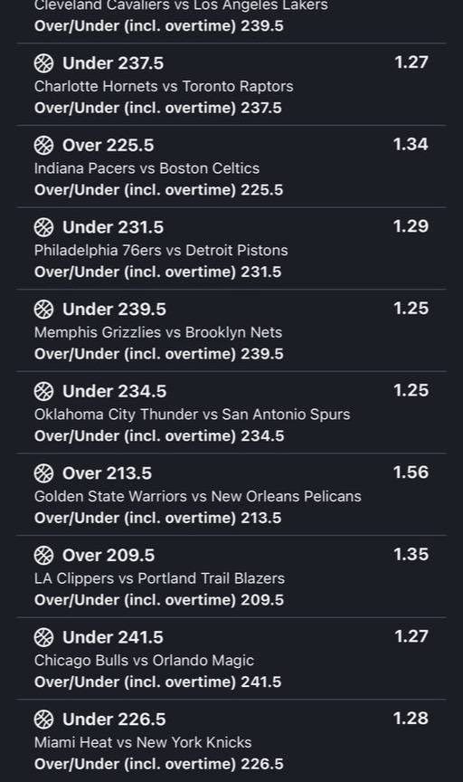 MrSofttips's tweet photo. BASKETBALL  TIPS 🏀 

Under games 🥶

220 to win 200 million 🤯

Safe for low stakers🍀❤️‍🩹🙌

Code here  https://t.co/KMVklIHGGZ

SPORTY GO PAY US MILLIONS 💯🏅 https://t.co/ok5svRmbtO