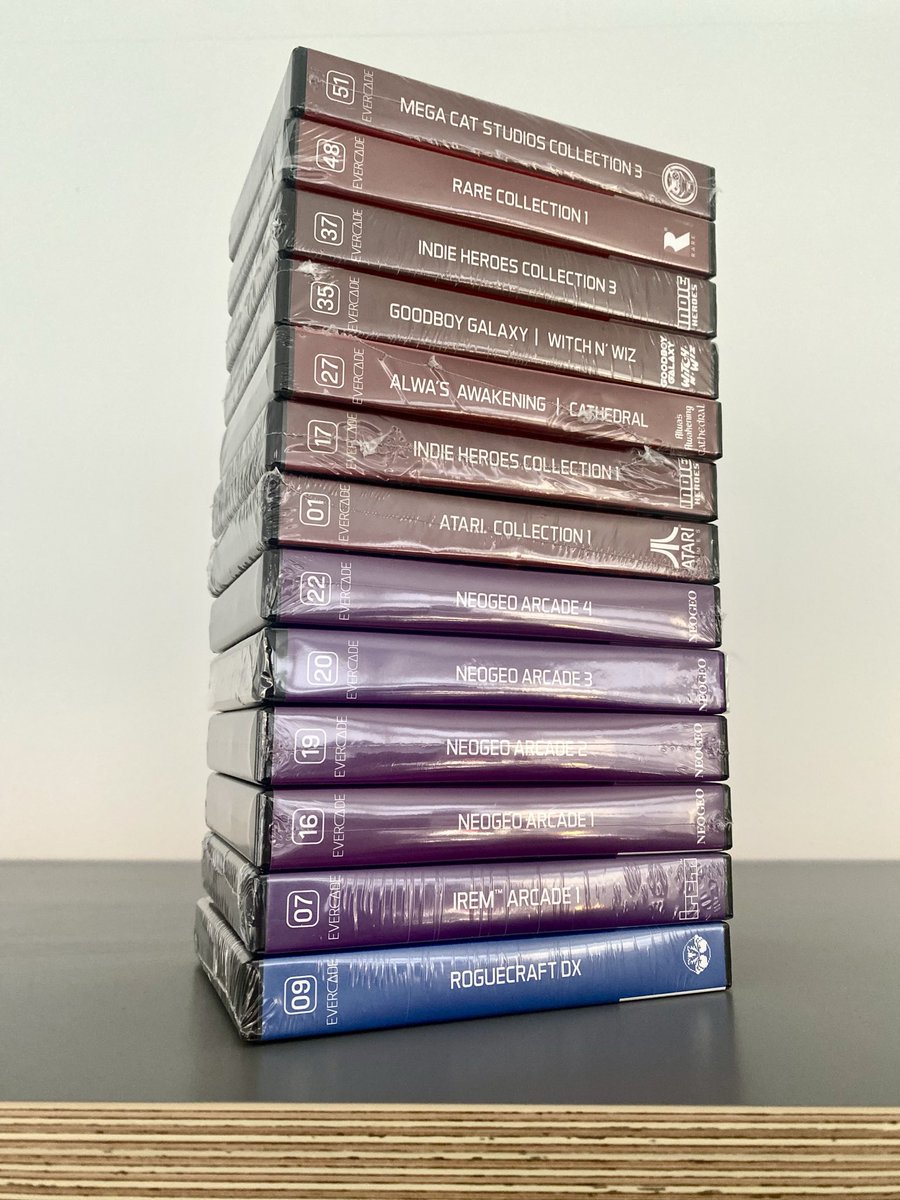 retrogamerealm's tweet photo. Evercade tower.
#Retro #retrogaming #evercade #atari #neogeo #rare https://t.co/51zHFBpgFb