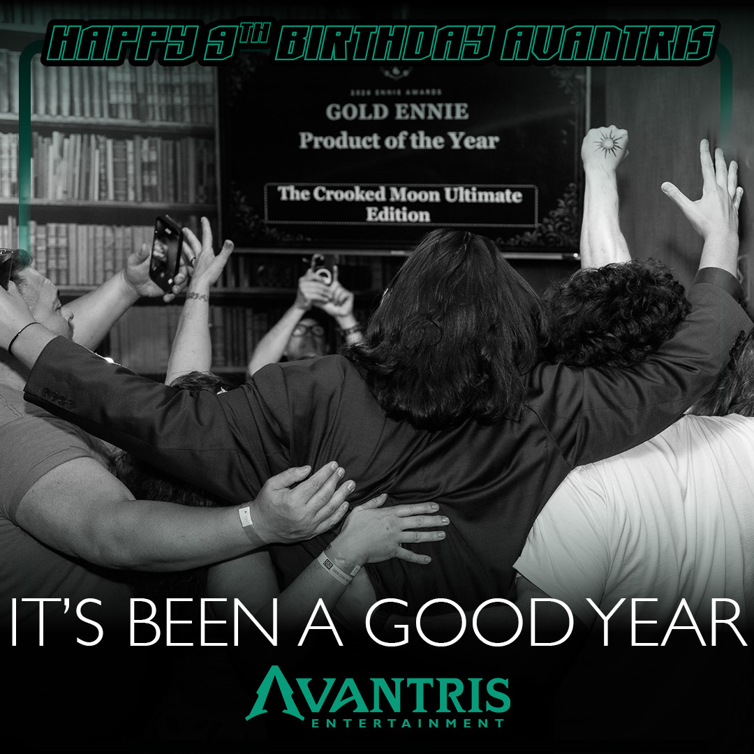 AvantrisLegends's tweet photo. Happy 9th Avantriversary! Thank you for nine incredible years.

#dnd #ttrpg #dnd5e https://t.co/98uhErXYRE