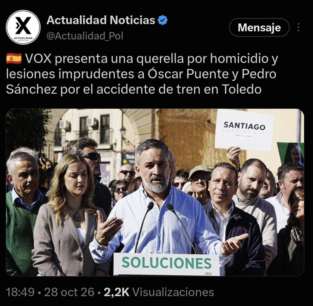IntuidX's tweet photo. @MSN72393688 Es muy de discursos 
Poco de hacer y mucho de hablar y prometer 
Yo prefiero al hombre de acción que materializa sus palabras en hechos https://t.co/O4eeZv6WOy