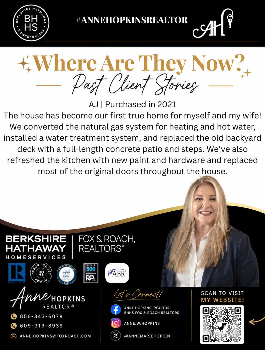 AnneMarieHopkin's tweet photo. There’s nothing more rewarding than seeing a house turn into a home! I’m so grateful to be part of my clients’ real estate journeys and to see the memories they continue to make. 
#AnneHopkinsRealtor #ClientAppreciation #WhereAreTheyNow https://t.co/E0SH1d8PMb