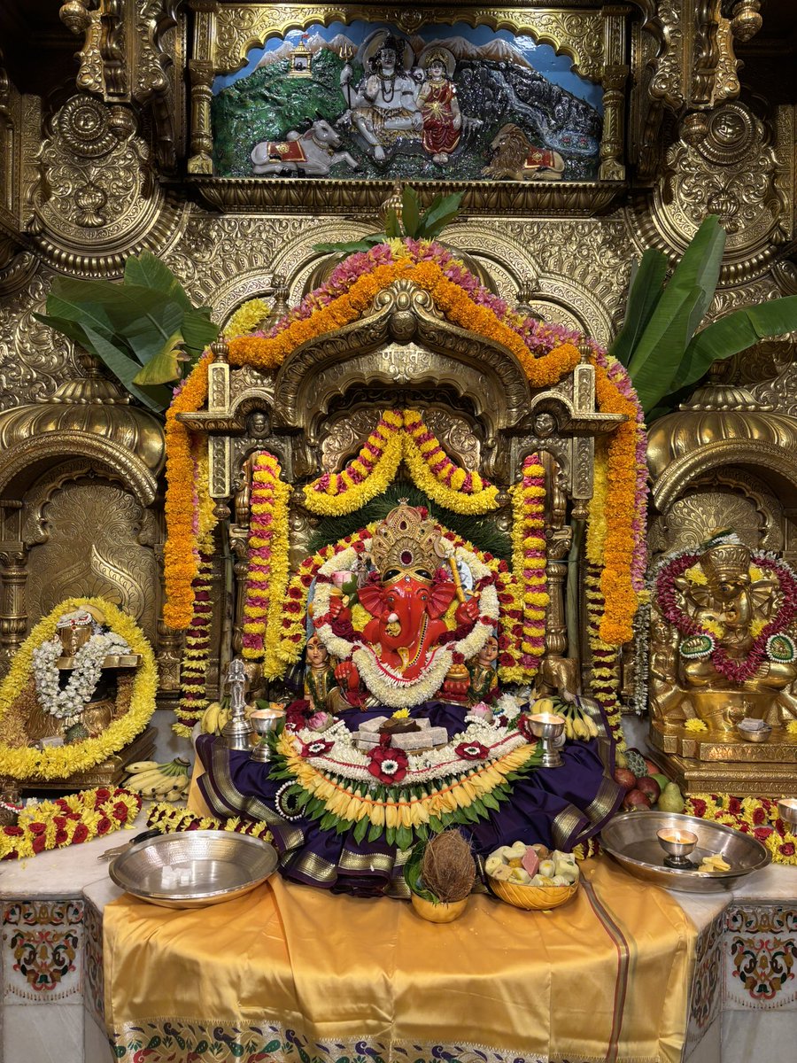 SVTMumbai's tweet photo. 🙏 गणपती  बाप्पा मोरया 🌺मंगलमूर्ती मोरया 🙏२९/१०/२०२६
🙏Ganapati Bappa Moraya 🌺 Mangalmurti Moraya  🙏29/10/2026 https://t.co/HAhk5K6XBm