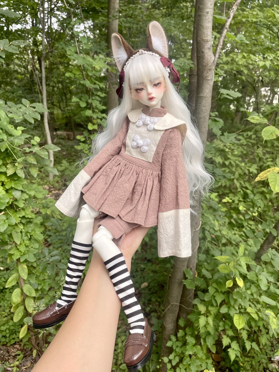 akkindaxx's tweet photo. 狼ちゃん

#EMMAのカチューシャ 
#のわのふく 
#9号巴别塔自制 https://t.co/RTSjKPFZXU