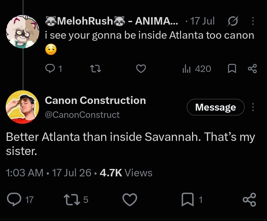 MelohRush's tweet photo. Throw back to the time he made an incest joke under my Expo Atlanta post then double downed on it by saying he "outfreaked" me https://t.co/lVRvhSI7L9