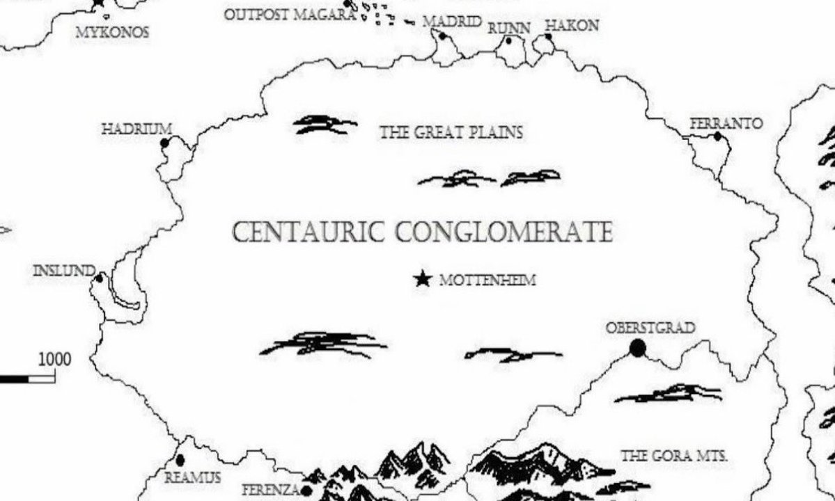 AndrewZ24597481's tweet photo. The Centauric Conglomerate

From my Book

The Centauric Conglomerate is a peculiar political entity, as at least on a technical level, it does not exist. Located in the northern plains, the horse people are comprised of large roaming herds who are self governed. They have no cities or industry save for the city of Mottenheim, which serves as a gathering point for all the herds. Mottenheim is where trade, and disputes can be settled, or if a war is declared the tribes gather here and marshal their forces together. The Conglomerate title was mistakenly assigned to them by Aegian diplomats who misunderstood the nature of the people they were meeting.

In many ways this nation is flimsy at best with no unified political structure or economy to speak of. All the needs of each herd are foraged from the land as they choose an existence of relatively peaceful existence. However, when provoked, the herds unify under one banner and crush their enemies through sheer numbers, and their already impressive individual mass. For Centaurs are massive beasts. They possess the body of an over-muscular horse with a human torso sprouting from the front that is equally as massive as their lower half. Their hide is tough, even able to shrug off some firelock shot in some instances, and their dense bones make them incredibly durable. 
This nomadic lifestyle and primitive way of war, though, has come at a cost. Powerful they may be, but their extreme decentralization means they often are taken advantage of by their neighbors, or in some cases suffer the wrath of invading armies more organized and technologically advanced as they. 

As such, the future of the Conglomerate is vague, but there is one certainty. The horse people will never bow easily, even in the face of their potential annihilation.