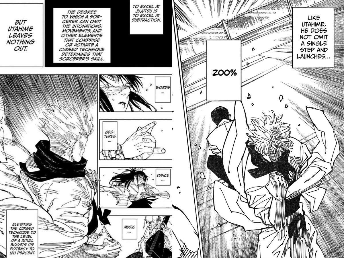 marriedtokenton's tweet photo. Gojo asking Utahime for help to find the mole

Utahime and Gojo’s banter and Gojo saying their ‘kids’ must take after them during the goodwill event 

The phone call where they spoke in code about the mole situation 

The scene where Utahime boosted Gojo during his final battle https://t.co/RqIb9fy5Rv