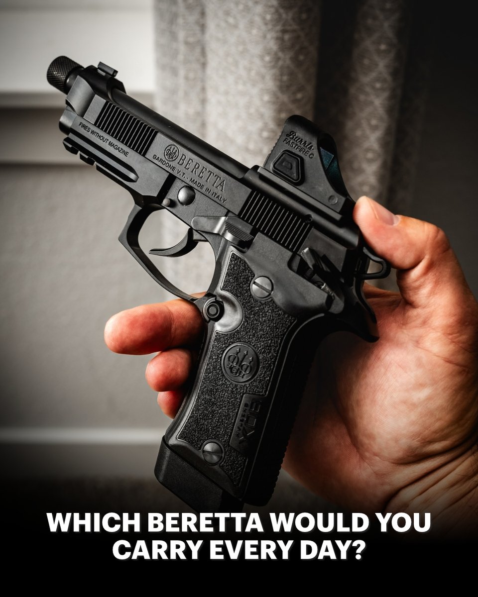 Beretta_USA's tweet photo. Which Beretta would you carry every day? https://t.co/3I79ZjSMez