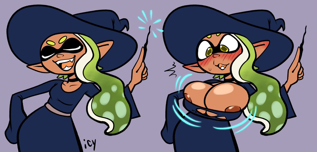 PromolingLewds's tweet photo. Kou found a magic wand!

She seems to have used the wrong spell, though... or maybe it was the right one? 👀😳💚
#SplatoonNsfw #Slutoon #Promolewds https://t.co/9jqMqYoqBI