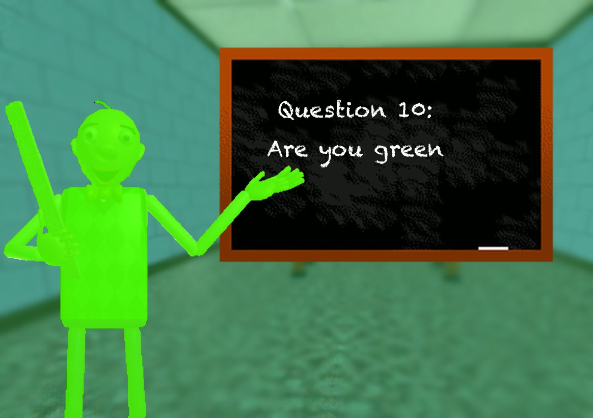 BaldwinBasics's tweet photo. Question 10:
Are you green https://t.co/iEadNbIvsd