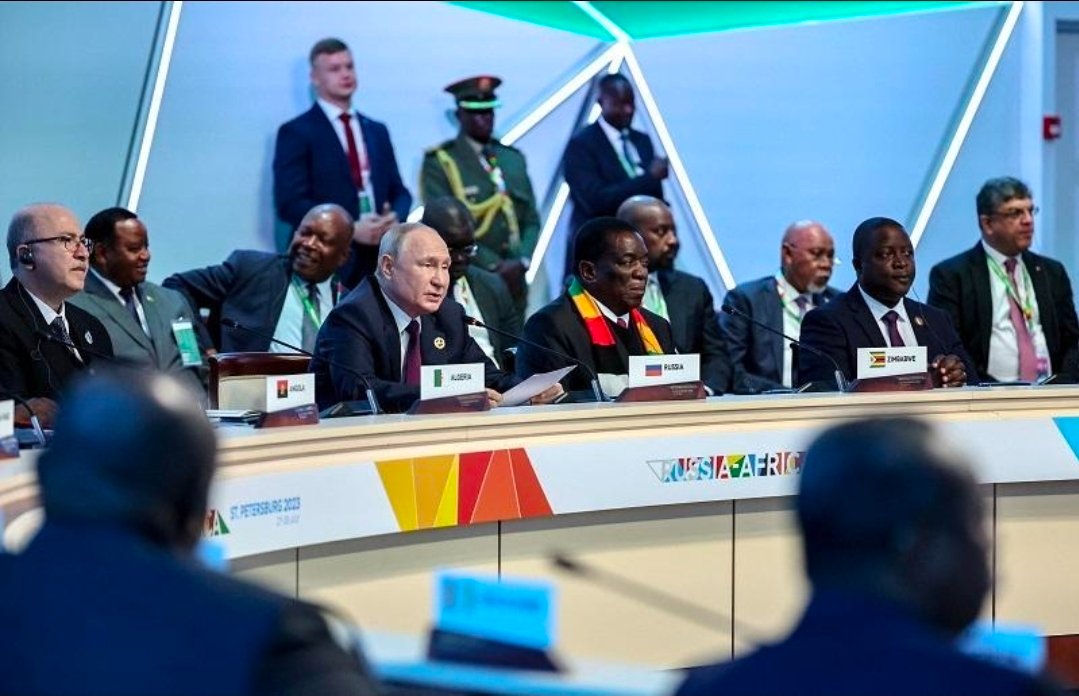 TakuraZha's tweet photo. Zimbabwe is at the table in Moscow, where trade, energy, agriculture and technology are on the agenda. The opportunity is to turn diplomatic ties into investment, expanded production and jobs. That is the test of economic diplomacy. #RussoAfroSummit https://t.co/Oiao18oIhA