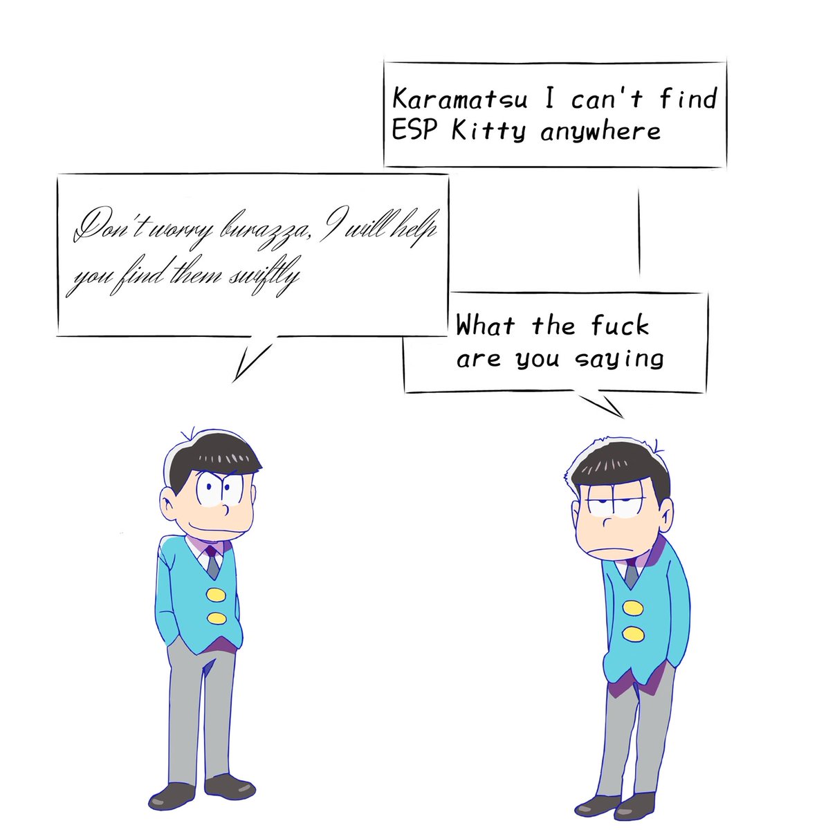 iliketodomatsu's tweet photo. I cant find what the original ver i saw of this is https://t.co/7FJfmqddUD