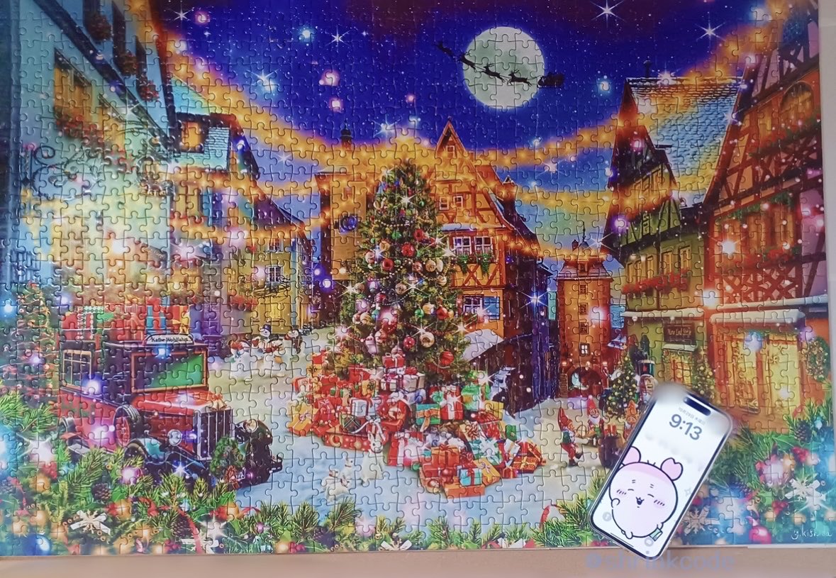 shrinkcode's tweet photo. 1000ピースパズル完全🧩
毎回途中で寝るからこんなに時間がかかってしまうけど楽しかった♡ https://t.co/q0ZCV8Hm82